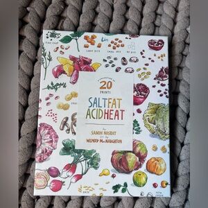 Salt Fat Acid Heat Prints Art Collection - Colorful Food Illustration Cover